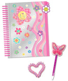 GROOVY FLOWER JOURNAL WITH POUCH