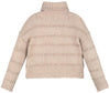 GIRLS BEIGE KNITTED SWEATER