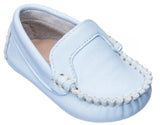 BABY BOY MOCCASIN - LIGHT BLUE