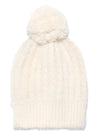 GIRLS FUZZY KNITTED HAT