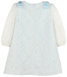 DAINTY LACE DRESS - BLUE