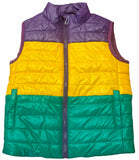 MARDI GRAS QUILTED VEST