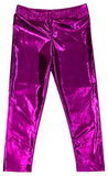 METALLIC PURPLE LEGGINGS