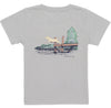 BOYS DOCK DIVING SHORT SLEEVE - ICE GREY