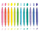 PASTEL HUES DUAL TIP MARKERS - SET OF 12