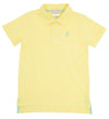 PRIM AND PROPER BEACH POLO LAKE WORTH YELLOW WITH GRACE BAY GREEN STORK