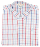 DEAN'S LIST DRESS SHIRT - WHITEHALL WINDOWPANE WITH BUCKHEAD BLUE