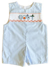 LULU BEBE PETE SMOCKED SHORTALL - BOO