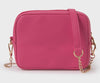 HOT PINK PADDED HANDBAG