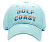 GULF COAST BASEBALL HAT - AQUA