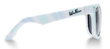 TIE DYE POLARIZED SUNGLASSES - BLUE AND GREEN