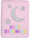 SLEEPOVER STARS FURRY LOCK AND KEY JOURNAL