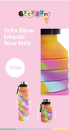 TIE DYE COLLAPSIBLE WATER BOTTLE