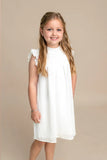 LOTTIE DRESS SLEEVELESS - WHITE