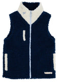 VAN CAMP VEST - NANTUCKET NAVY WITH PALMETTO PEARL