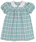 ADAIRE DRESS - EASTPOINT PLAID WITH BARRINGTON BLUE