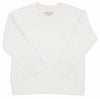 CASSIDY COMFY CREWNECK ( QUILTED ) PALMETTO PEARL WITH PALMETTO PEARL STORK