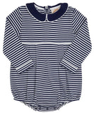 LONG SLEEVE BRADFORD BUBBLE NANTUCKET NAVY STRIPE