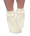 SIMPLICITY LACE SOCK - PEARL WHITE