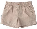 BOY'S OUTRIGGER PERFORMANCE SHORT IN ISLAND FOSSIL KHAKI