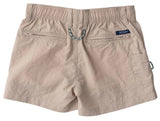 BOY'S OUTRIGGER PERFORMANCE SHORT IN ISLAND FOSSIL KHAKI