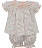 KNIT ELLEN FLORAL BISHOP BLOOMER SET