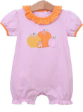 PUMPKIN PATCH SHORTSLEEVE ROMPER