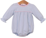 ELLIE BUBBLE - LIGHT BLUE STRIPE AND LIGHT PINK