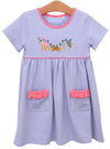 ZOO FRIENDS SHORTSLEEVE DRESS