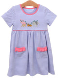 ZOO FRIENDS SHORTSLEEVE DRESS