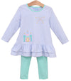 GIRLS CASTLE PANT SET