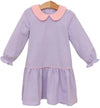 LAVENDER STRIPE KATHERINE DRESS