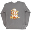 BOYS LONGSLEEVE LOGO TEE - JACK - O - LATERN ON GRAY