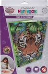 CRYSTAL ART NOTEBOOK KIT - TIGER IN THE FOREST