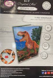 CRYSTAL ART NOTEBOOK KIT - T- REX DINOSAUR