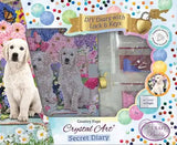 CRYSTAL ART SECRET DIARY - COUNTRY PUPS