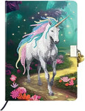 CRYSTAL ART SECRET DIARY - UNICORN  SMILE