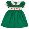 LULU BEBE MISTLETOE SMOCKED WAIST DRESS