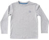 GREY PRO PERFORMANCE LONG SLEEVE FISHING T - SHIRT