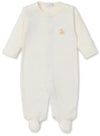 PREMIER DUCKLING HAND EMBROIDERED YELLOW FOOTIE