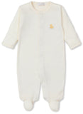 PREMIER DUCKLING HAND EMBROIDERED YELLOW FOOTIE