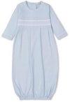 BABY BOYS SMOCKED GOWN - BLUE