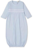 BABY BOYS SMOCKED GOWN - BLUE