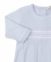 BABY BOYS SMOCKED GOWN - BLUE