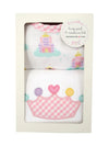 PRINCESS BIB AND BURP BOX SET