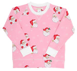 CASSIDY COMFY CREWNECK DEAR SANTA ( HAMPTONS HOT PINK ) WITH WORTH AVENUE WHITE