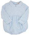 LONG SLEEVE BRADFORD BUBBLE ( FLANNEL ) BEALE STREET BLUE GINGHAM