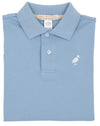 LONG SLEEVE PRIM AND PROPER POLO AND ONESIE - BARRINGTON BLUE