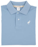 LONG SLEEVE PRIM AND PROPER POLO AND ONESIE - BARRINGTON BLUE