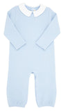 POTTER'S PLAYSUIT ( QUILTED ) BEALE STREET BLUE WITH WORTH AVEUNE WHITE